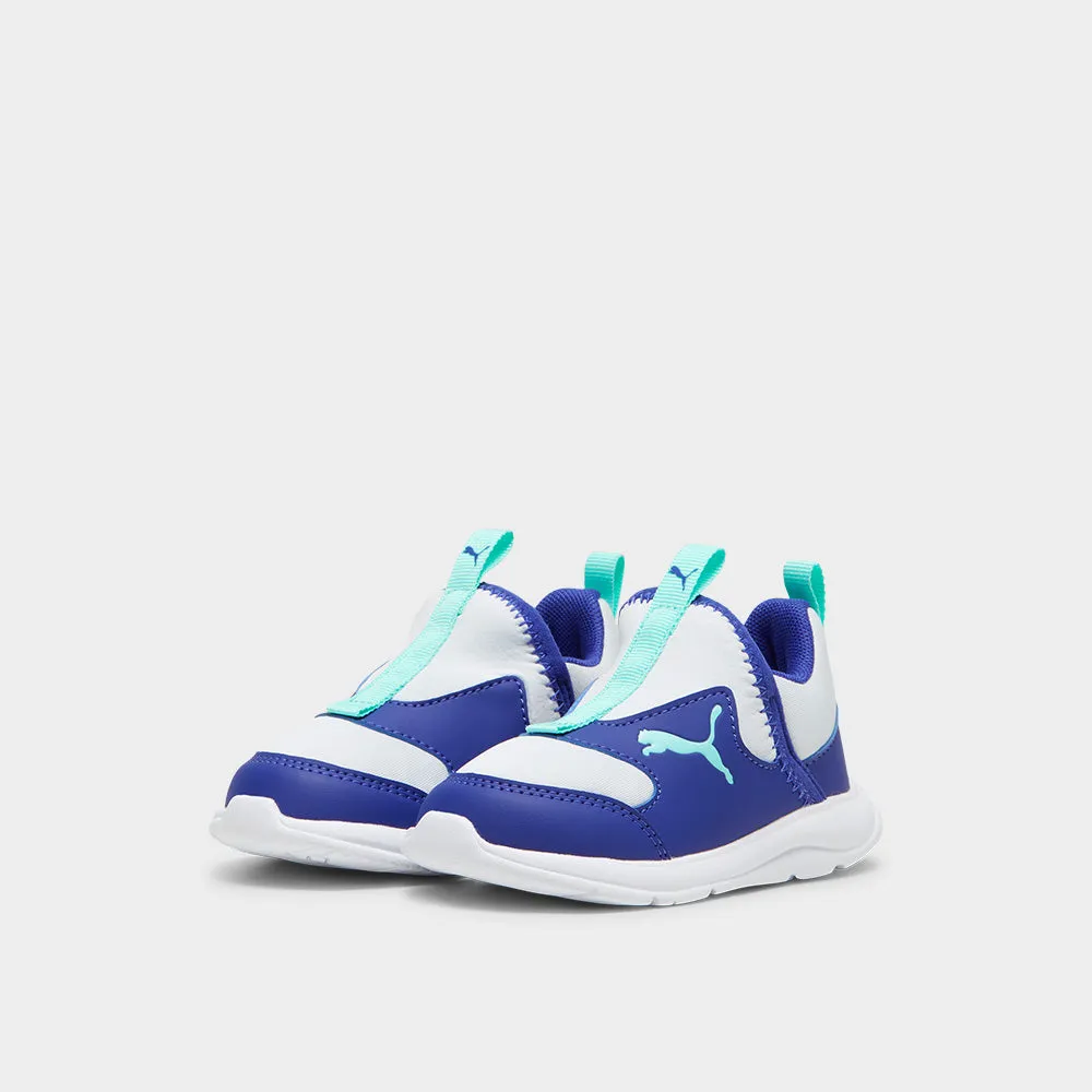 Puma Infants Fun Racer Slip On Sneaker Blue/White _ 182362 _ Blue sold by Tekkie Town product image thumbnail 4