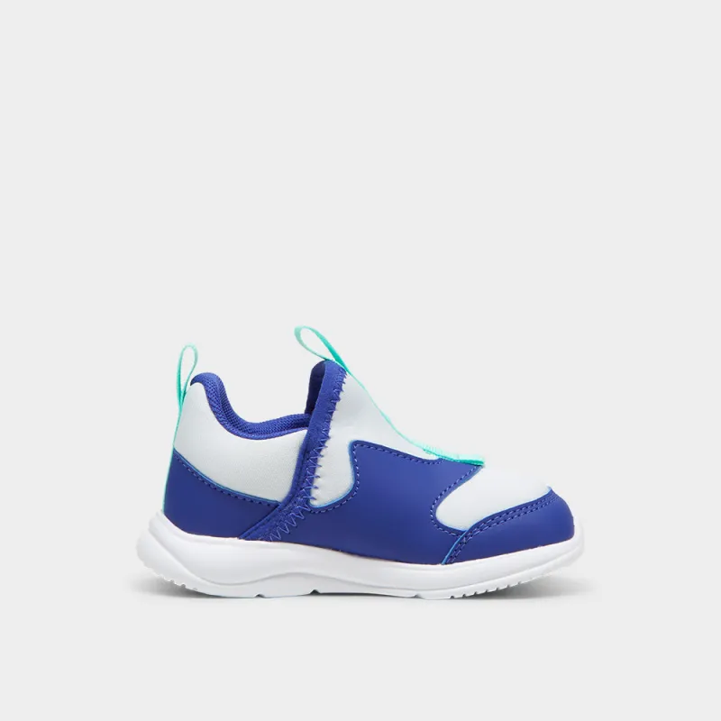 Puma Infants Fun Racer Slip On Sneaker Blue/White _ 182362 _ Blue made by Puma