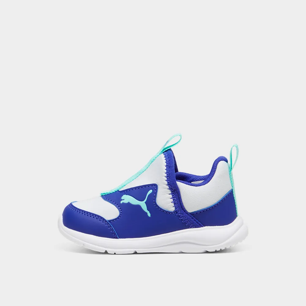 Puma Infants Fun Racer Slip On Sneaker Blue/White _ 182362 _ Blue sold by Tekkie Town product image thumbnail 2