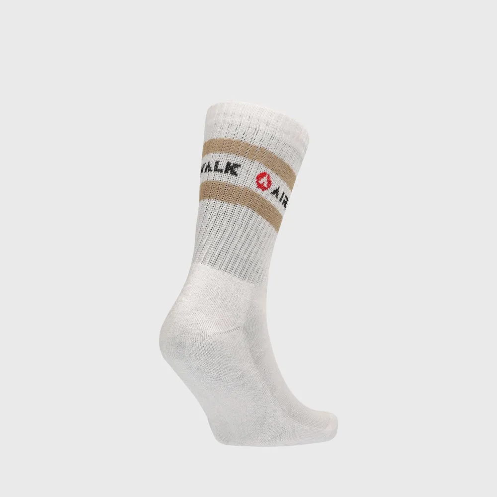 Airwalk Unisex 3 Pack Stripe Socks White/Multi _ 182415 _ White sold by Tekkie Town product image thumbnail 2