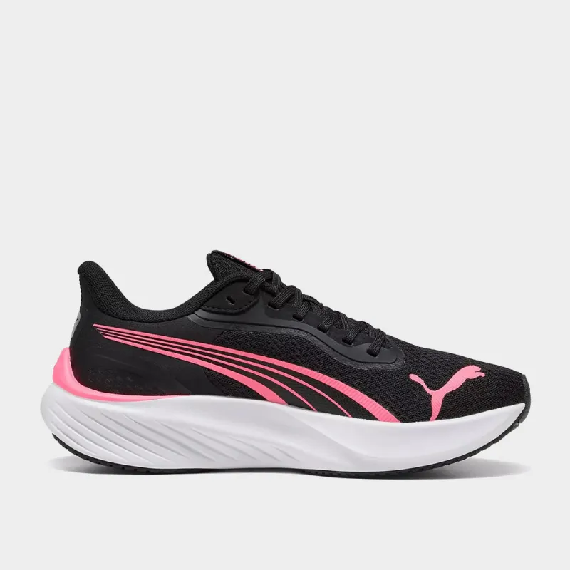 Puma Womens Pounce Lite Entry Level Running Black/pink _ 183296 _ Black sold by Tekkie Town