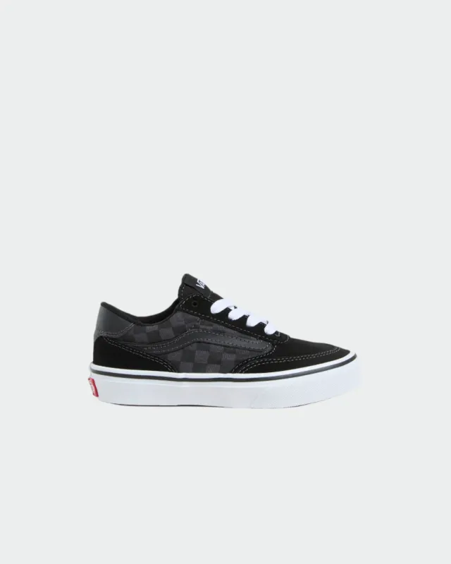 Vans Youth Brooklyn Ls Canvas Sneaker Black/Multi _ 183679 _ Black sold by Tekkie Town