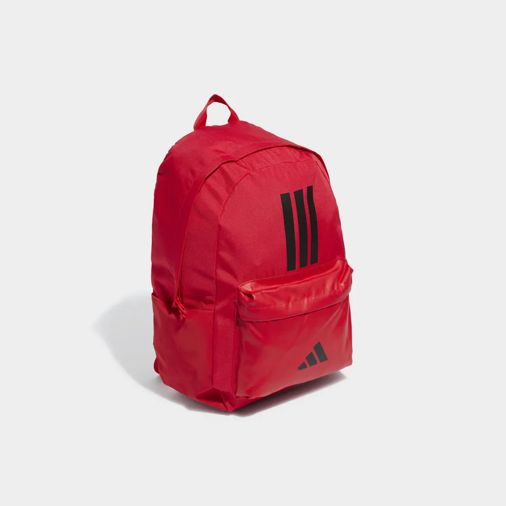 Adidas Unisex Classic Back-To-School 3-Stripes Backpack Red/Black _ 183152 _ Red sold by Tekkie Town product image thumbnail 3
