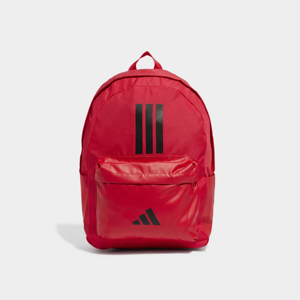Adidas Unisex Classic Back-To-School 3-Stripes Backpack Red/Black _ 183152 _ Red sold by Tekkie Town