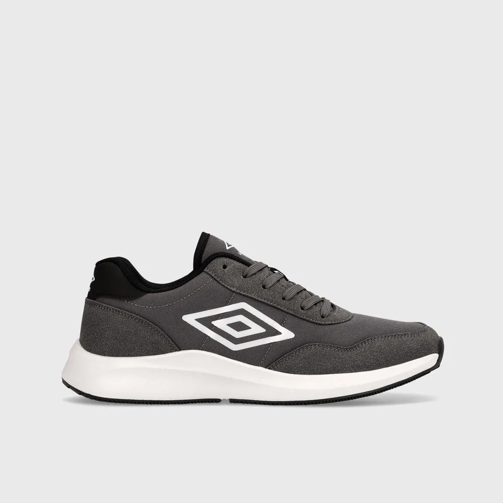 Umbro Mens Ancoats Sneaker Grey/white _ 183611 _ Grey sold by Tekkie Town