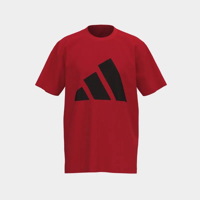 Adidas Mens Essentials Big Logo Tee Red sold by Tekkie Town