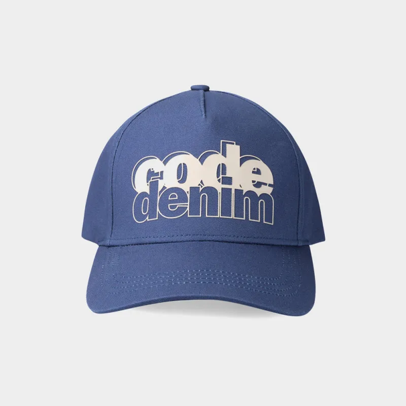 Code Unisex Logo Printed Peak Cap Blue sold by Tekkie Town