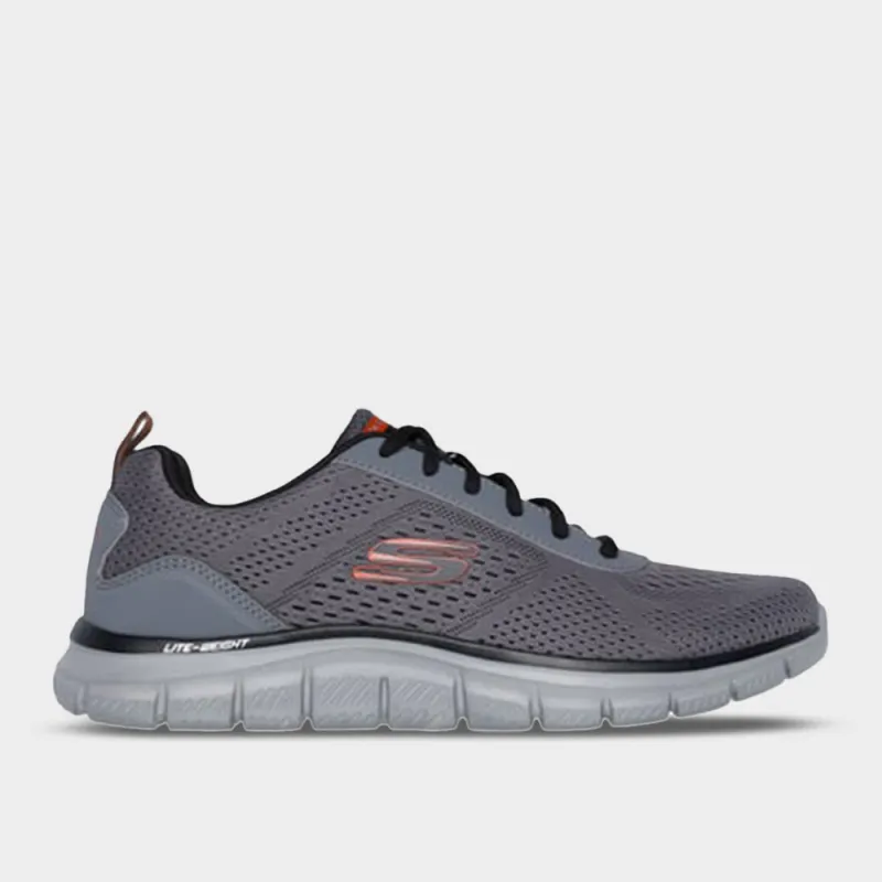 Skechers Mens Track Sneakers Grey sold by Tekkie Town