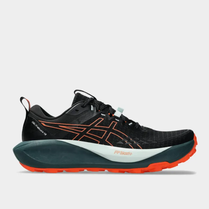 Asics Mens Trabucco 13 Trail Running Shoes Black sold by Tekkie Town