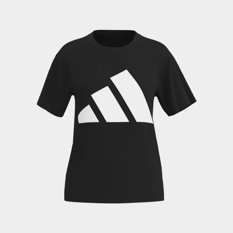 Adidas Womens Essentials Big Logo Cotton Tee Black sold by Tekkie Town