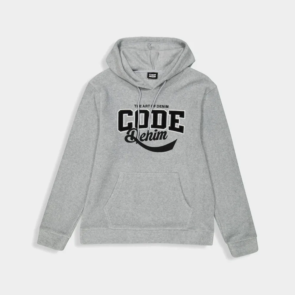 Code Mens Polarfleece Hoodie Grey sold by Tekkie Town