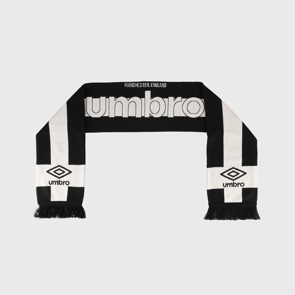 Umbro Unisex Printed Scarf Black/White _ 183531 _ Black sold by Tekkie Town