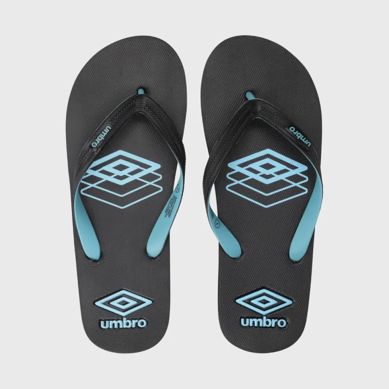 Umbro Mens Diamond Thong Black/Blue _ 180042 _ Black sold by Tekkie Town