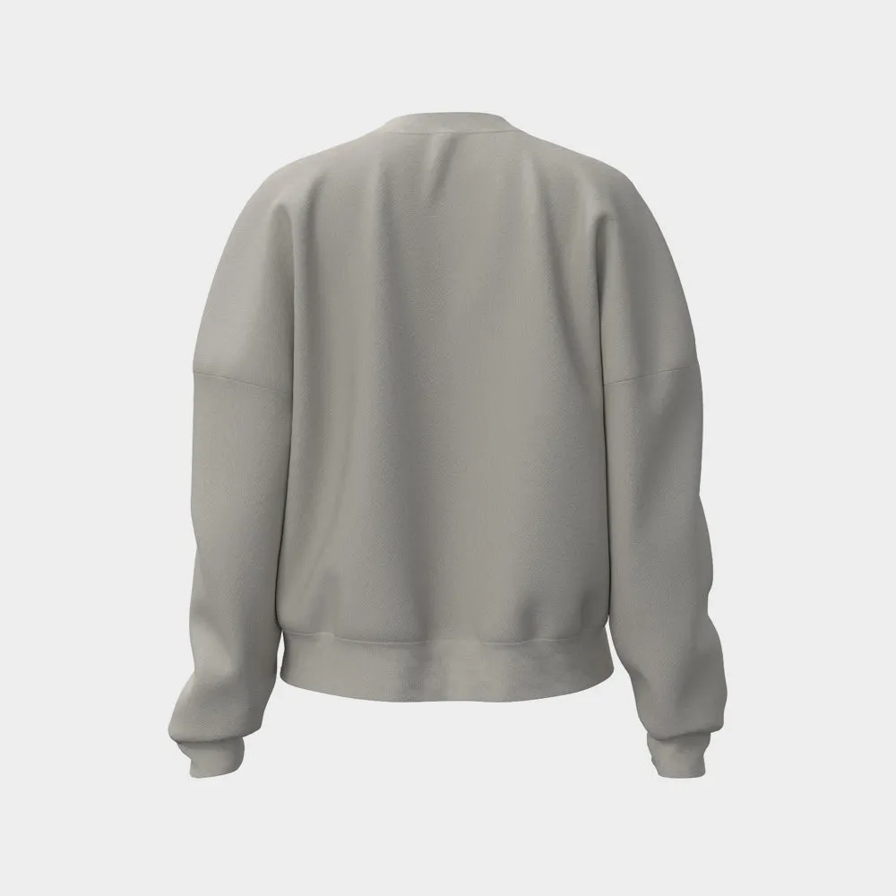 Adidas Womens Essential Small Logo Feelcosy Sweatshirt Beige _ 183107 _ Beige sold by Tekkie Town product image thumbnail 2