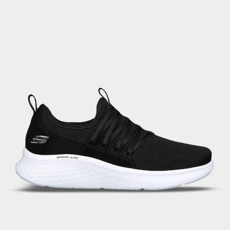 Skechers Womens SkecH-Lite Pro Sneaker Black/white _ 184441 _ Black sold by Tekkie Town