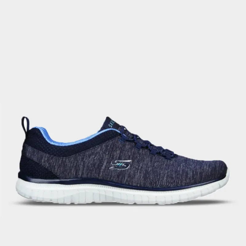 Skechers Womens Virtue Sneakers Navy sold by Tekkie Town