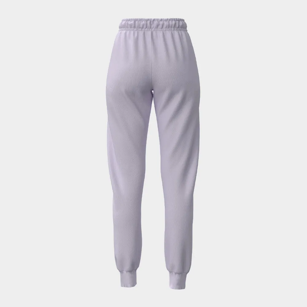 Adidas Womans Essentials Small Logo Feel Cozy Open-Hem Joggers Purple _ 183102 _ Purple sold by Tekkie Town product image thumbnail 2