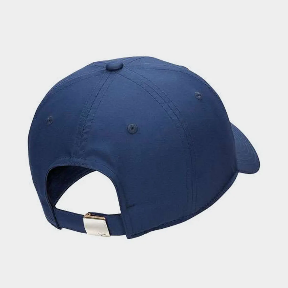 Nike Unisex Unstructured Metal Swoosh Cap Navy _ 169658 _ Navy sold by Tekkie Town product image thumbnail 2