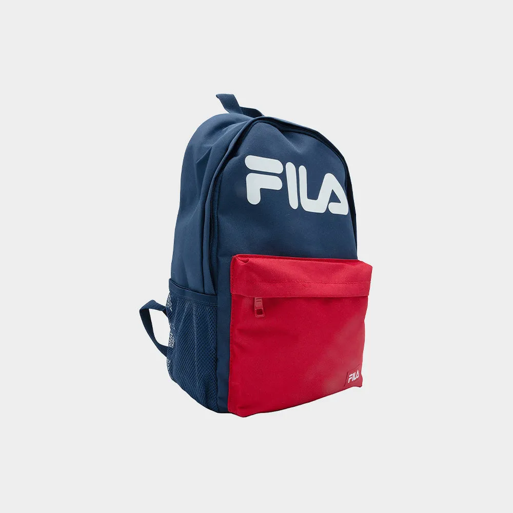 Fila Unisex Alfie Backpack Blue/Red _ 184105 _ Blue sold by Tekkie Town product image thumbnail 3