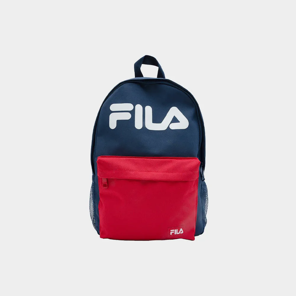 Fila Unisex Alfie Backpack Blue/Red _ 184105 _ Blue sold by Tekkie Town
