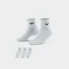 Nike Unisex 3 Pack Everyday Cushion Ankle Socks White sold by Tekkie Town