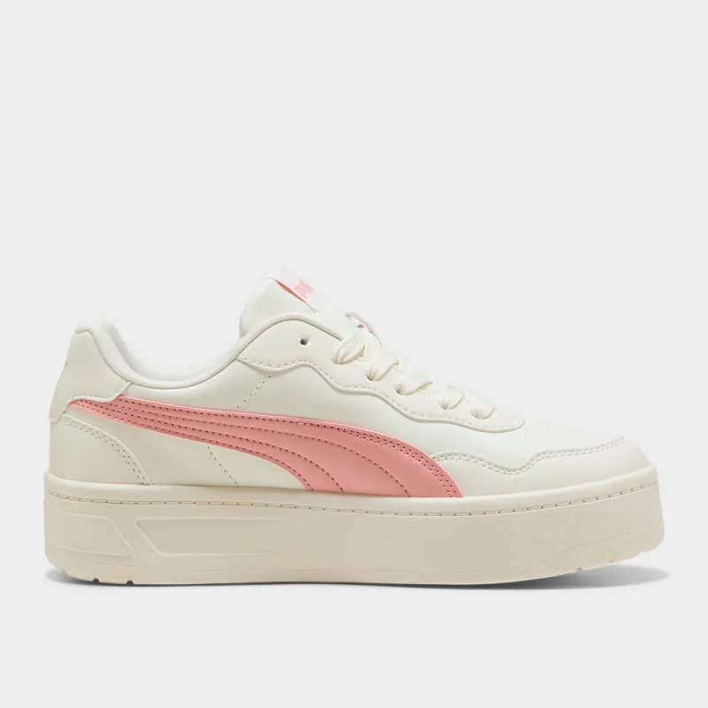 Puma Womens Court Lally Skye Sneakers Beige sold by Tekkie Town