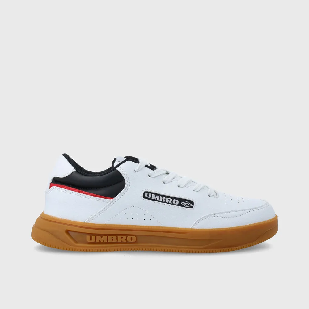 Umbro Mens Greco Ii Sneaker White/Gum _ 180399 _ White sold by Tekkie Town