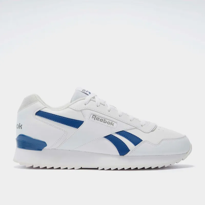 Reebok Mens Glide Ripple Clip Sneakers White sold by Tekkie Town