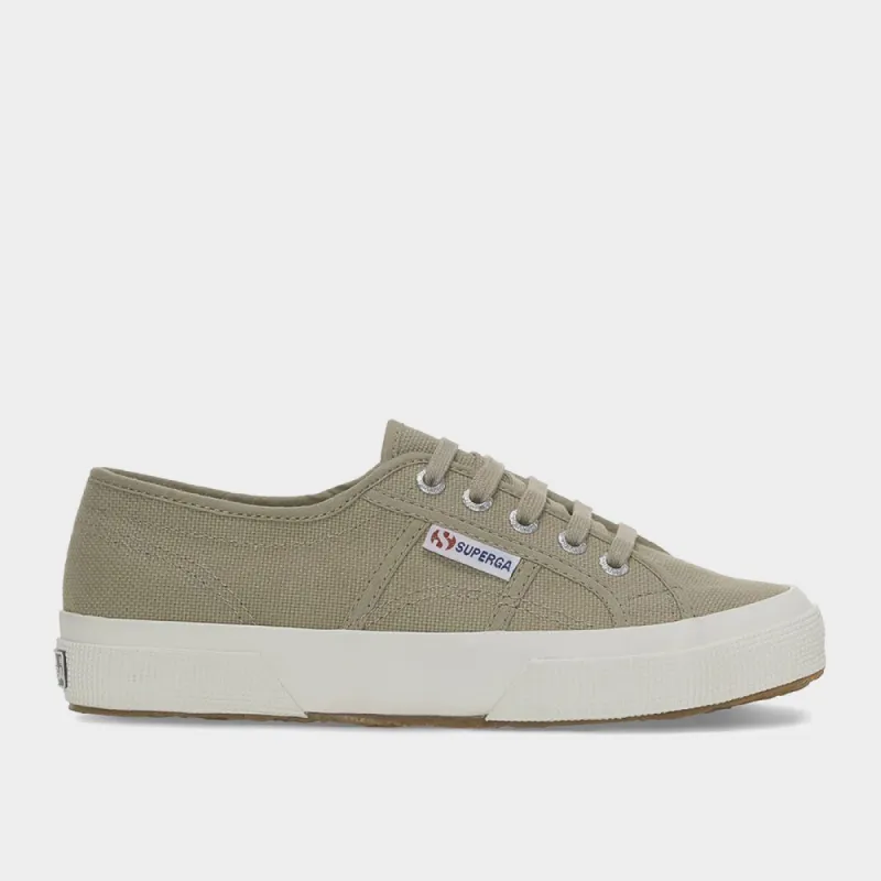 Superga Womens 2750 Grey Fossil Grey/White _ 180115 _ Grey sold by Tekkie Town