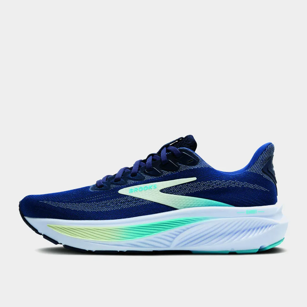 Brooks Womens Ghost 17 Running Shoes Navy sold by Tekkie Town product image thumbnail 2