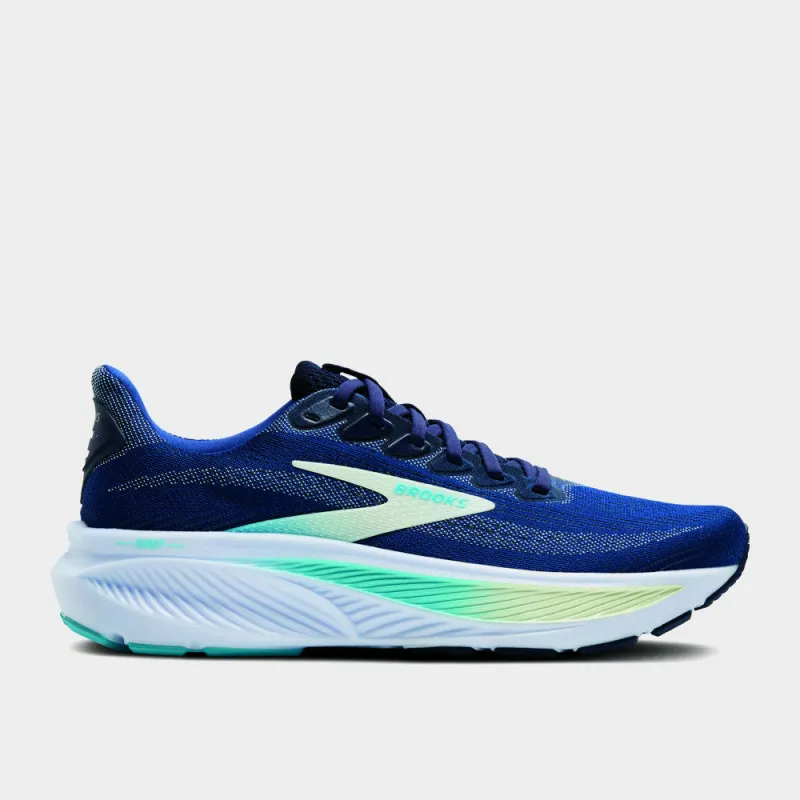 Brooks Womens Ghost 17 Running Shoes Navy sold by Tekkie Town