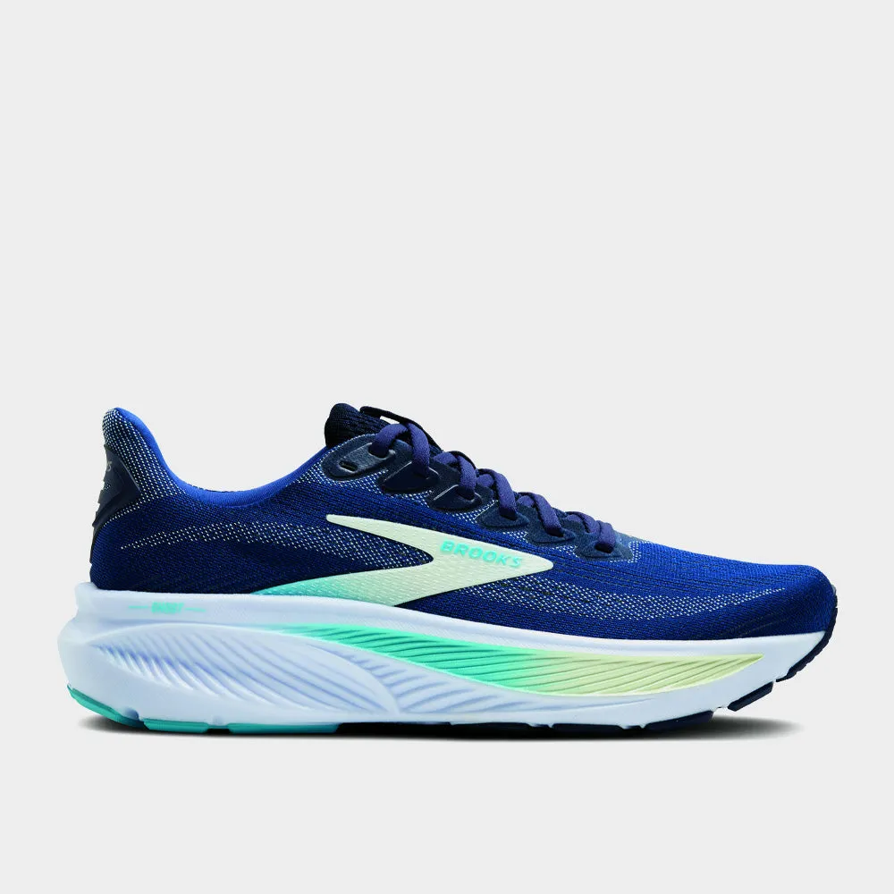 Brooks Womens Ghost 17 Running Shoes Navy sold by Tekkie Town