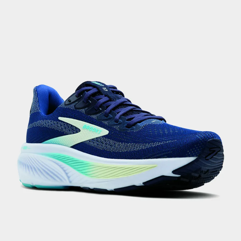 Brooks Womens Ghost 17 Running Shoes Navy sold by Tekkie Town product image thumbnail 4