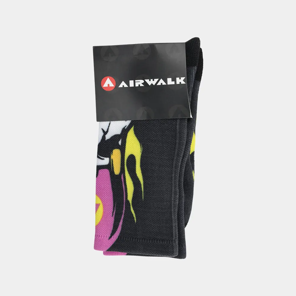 Airwalk Unisex 1 Pack Zombie Sock White/Multi _ 181762 _ White sold by Tekkie Town product image thumbnail 3