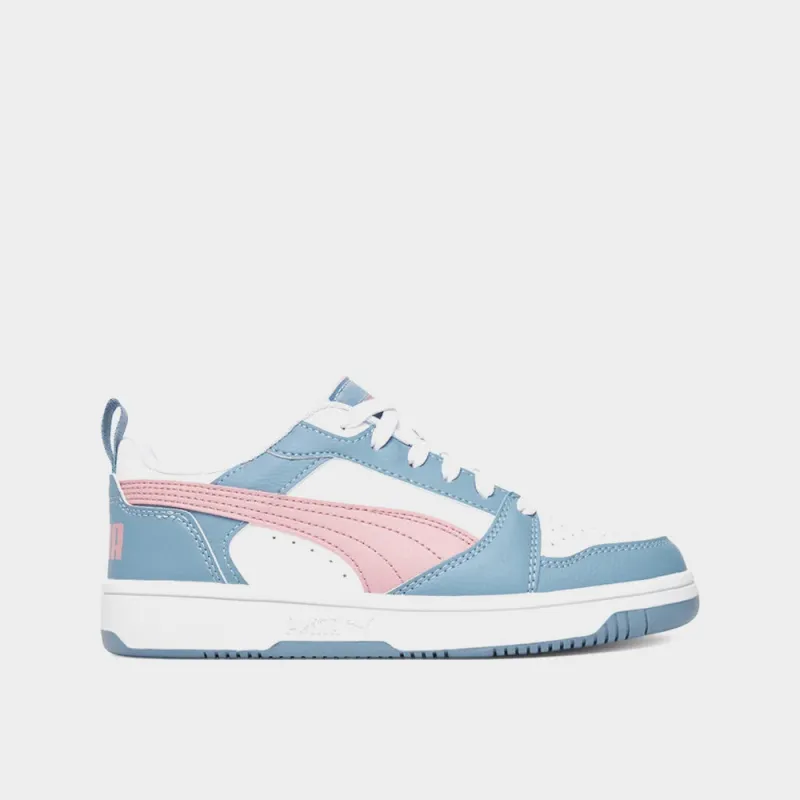 Puma Youth Rebound V6 Low Sneakers Blue sold by Tekkie Town