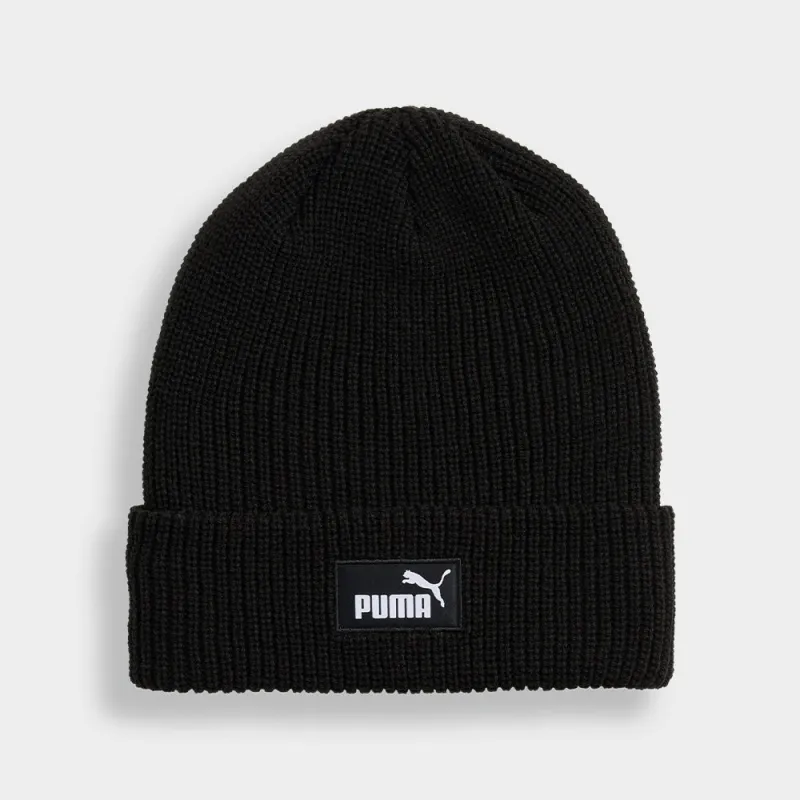 PUMA Essential High Crown Beanie BLACK made by Puma