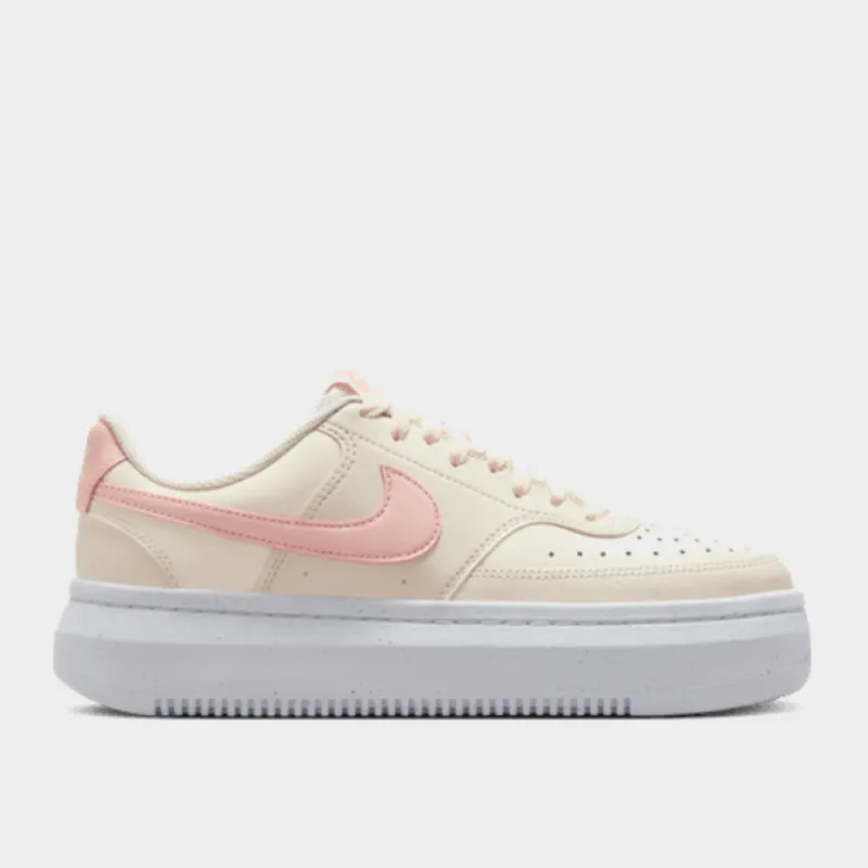 Nike Womens Court Vision Alta Sneakers Beige sold by Tekkie Town