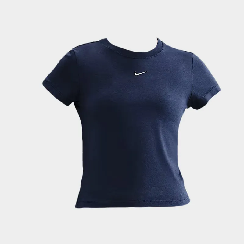 Nike Womens Sportswear Chill Knit Tee Navy sold by Tekkie Town