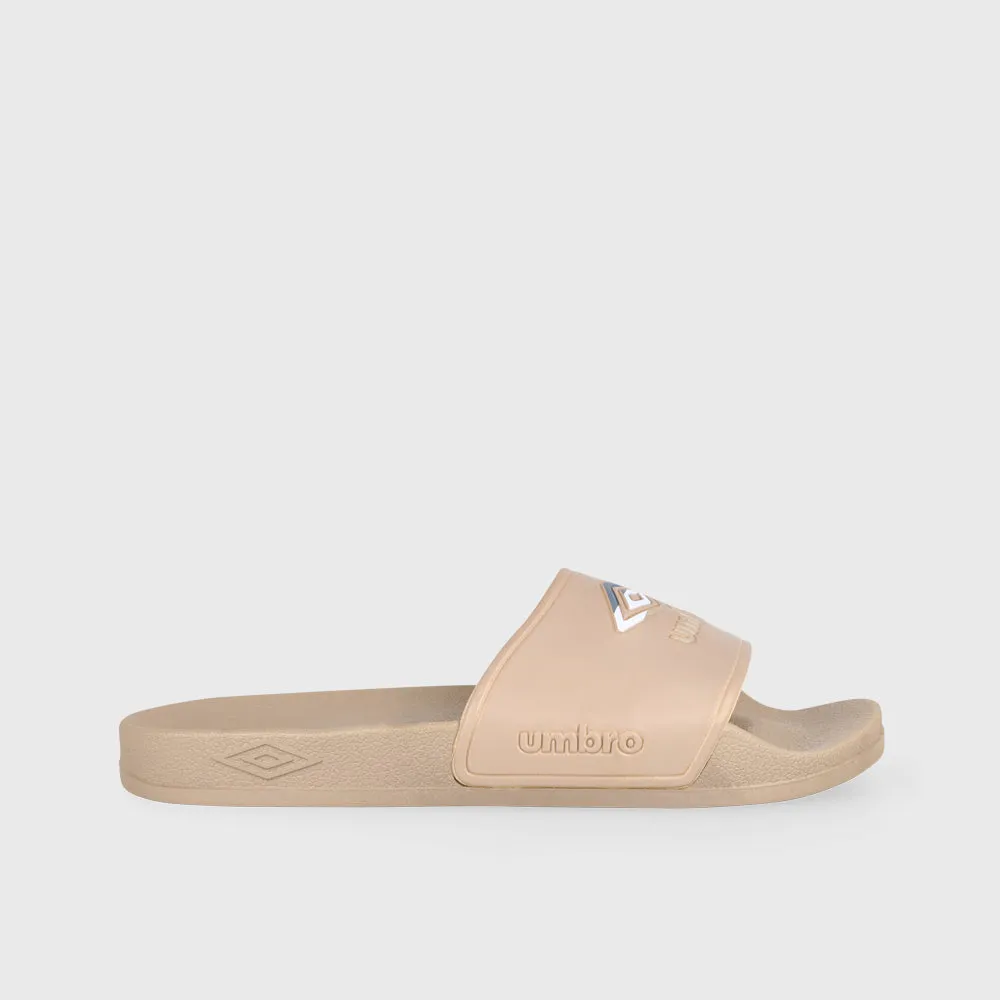 Umbro Mens Tripple Logo Slides Beige sold by Tekkie Town product image thumbnail 2