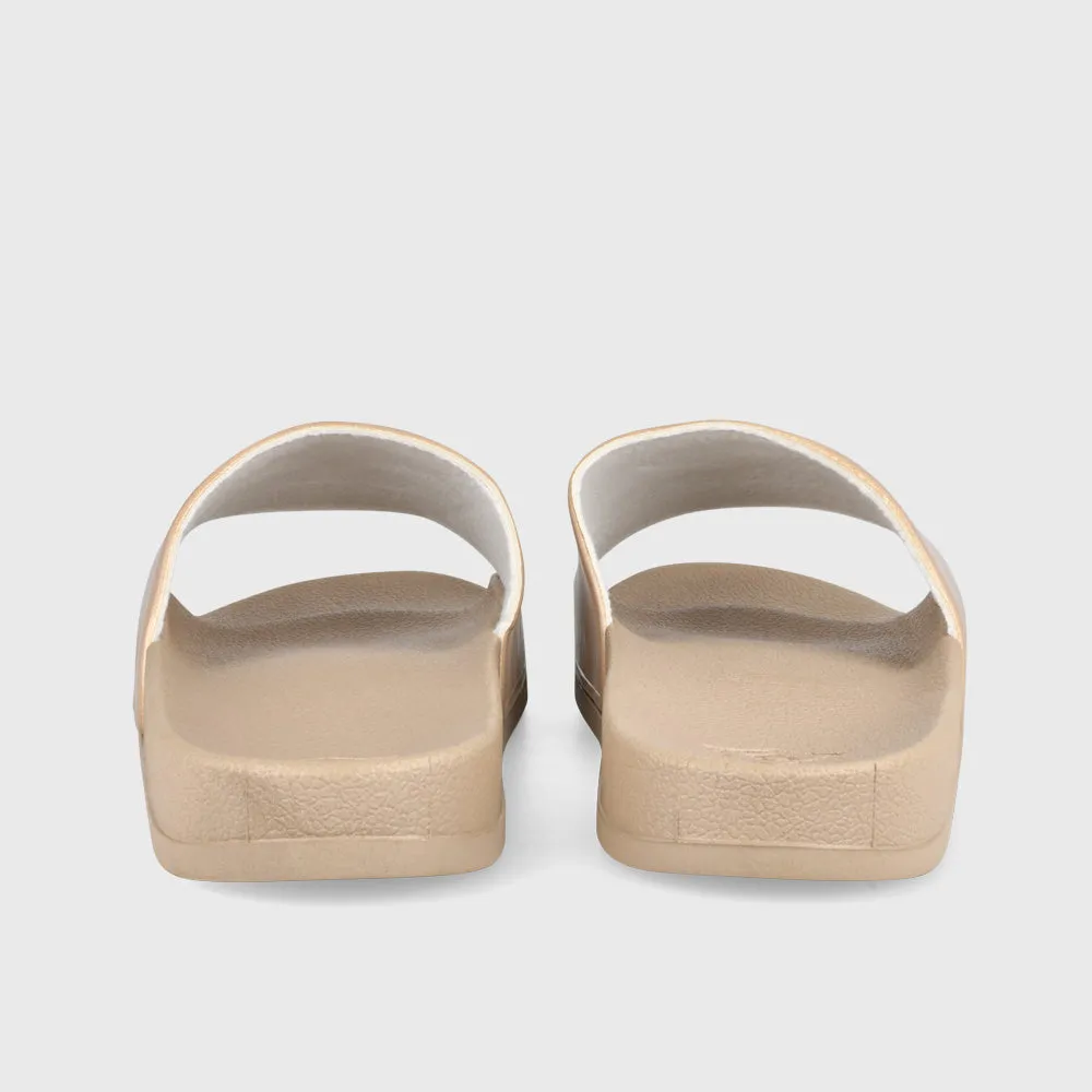 Umbro Mens Tripple Logo Slides Beige sold by Tekkie Town product image thumbnail 5