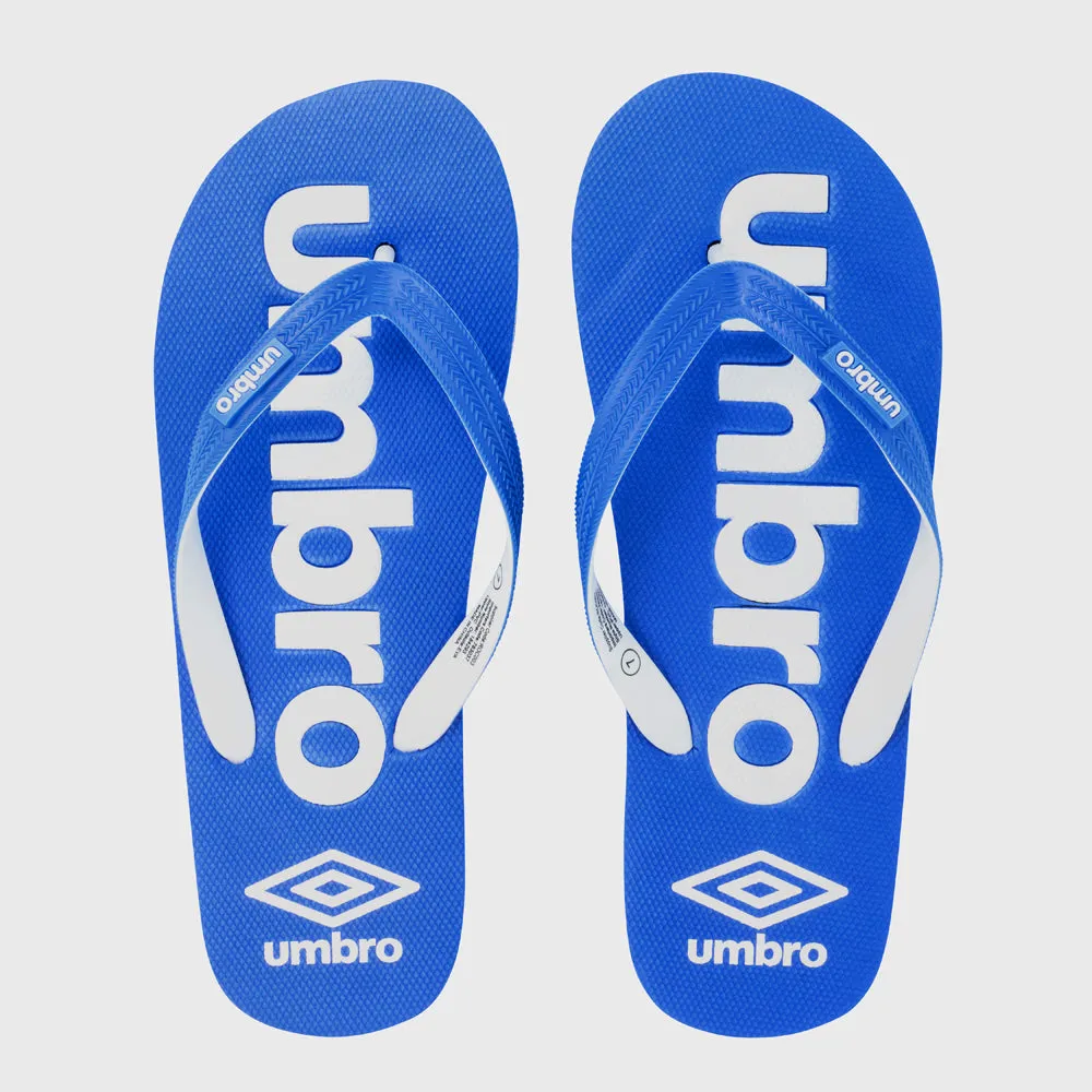 Umbro Mens Big Emboss Thong Sandals Blue sold by Tekkie Town