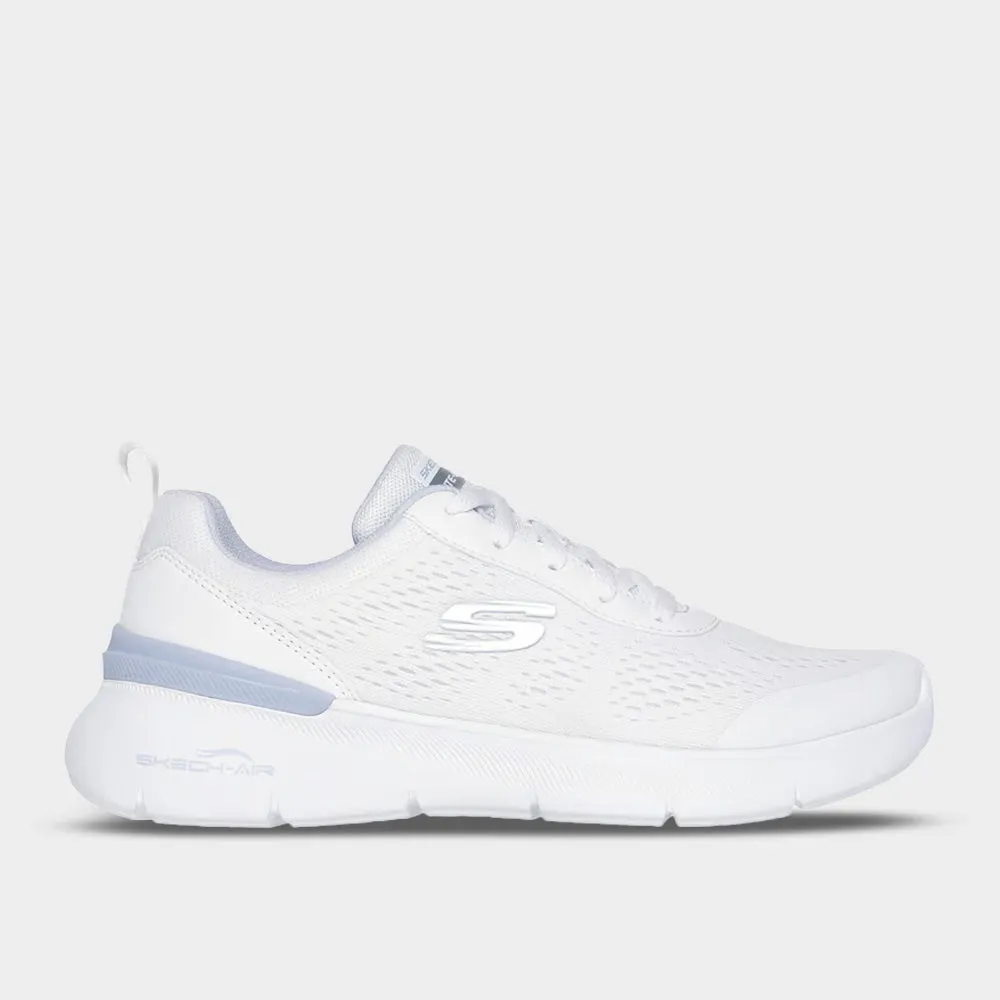 Skechers Womens SkecH-Air Dynamight 2.0 Sneakers White sold by Tekkie Town