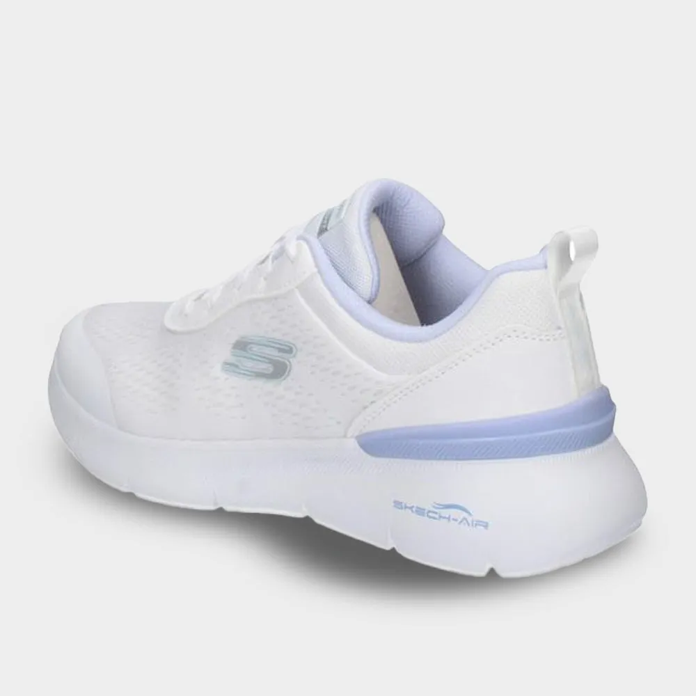 Skechers Womens SkecH-Air Dynamight 2.0 Sneakers White sold by Tekkie Town product image thumbnail 3