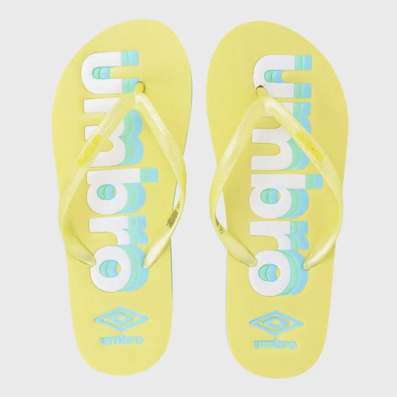 Umbro Womens Relief Thong Sandals Yellow sold by Tekkie Town