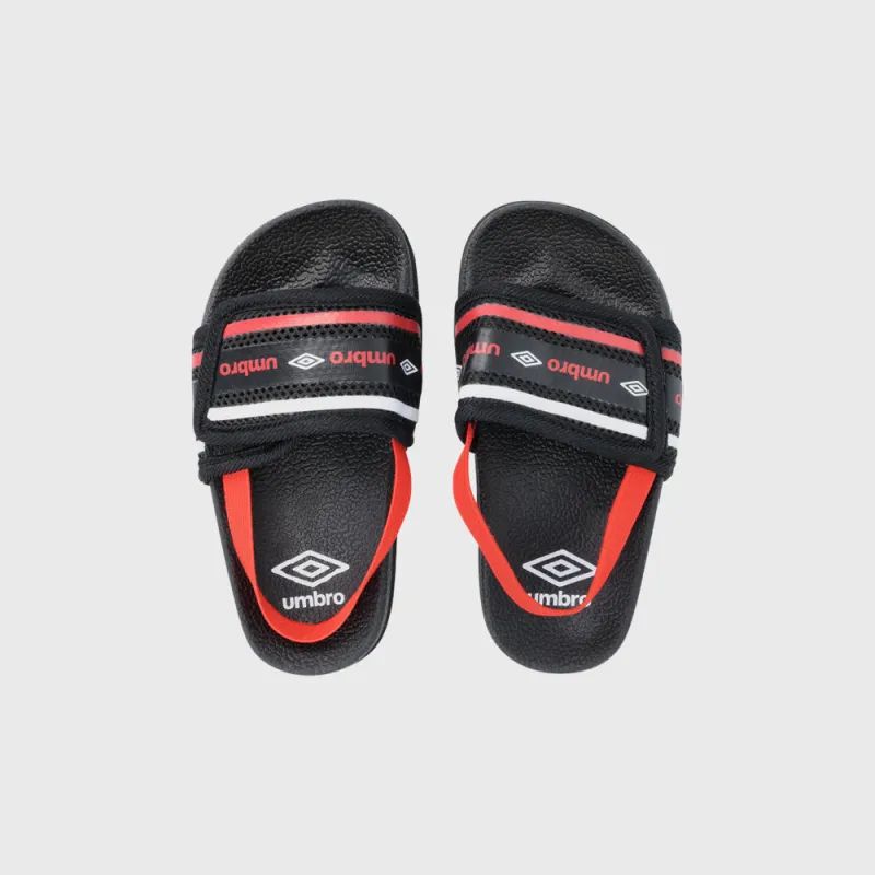 Umbro Infants Tech Slides Red made by Umbro