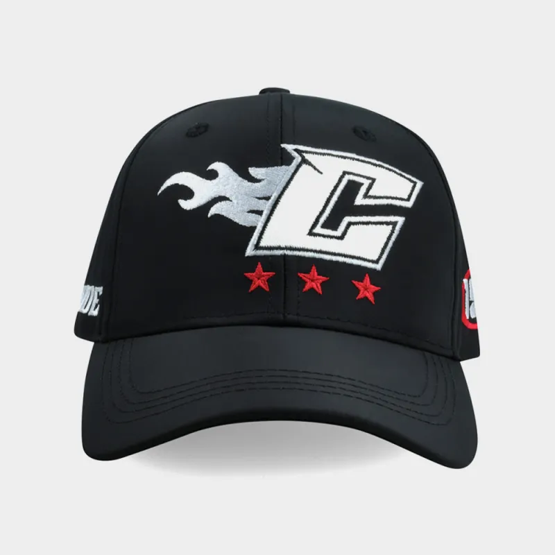 Code Unisex Cotton Twill Racing Peak Cap Black sold by Tekkie Town