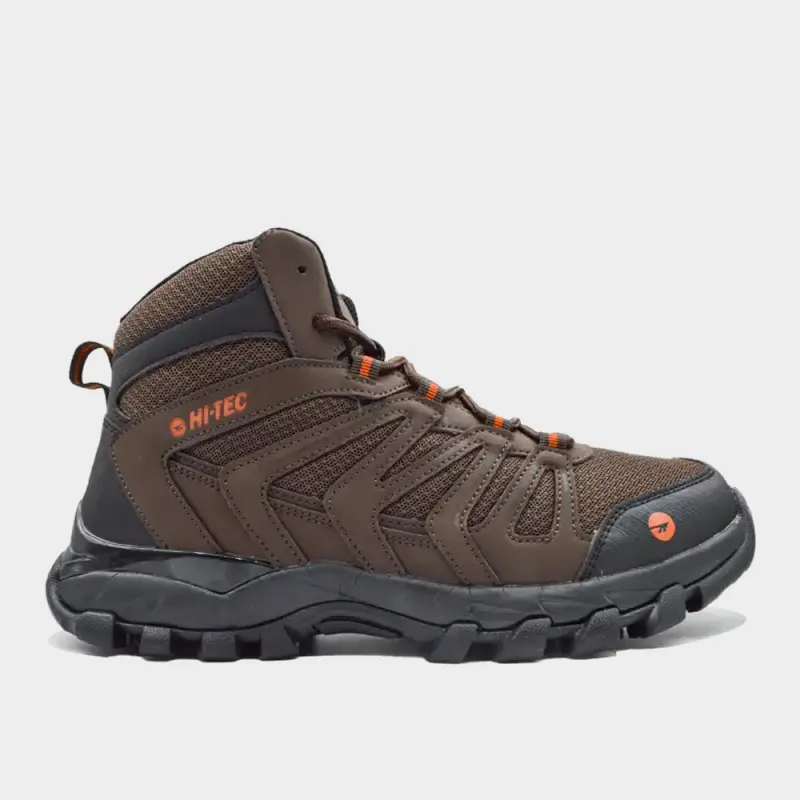 Hi-Tec Mens Grand Paradiso Mid Dark Brown sold by Tekkie Town