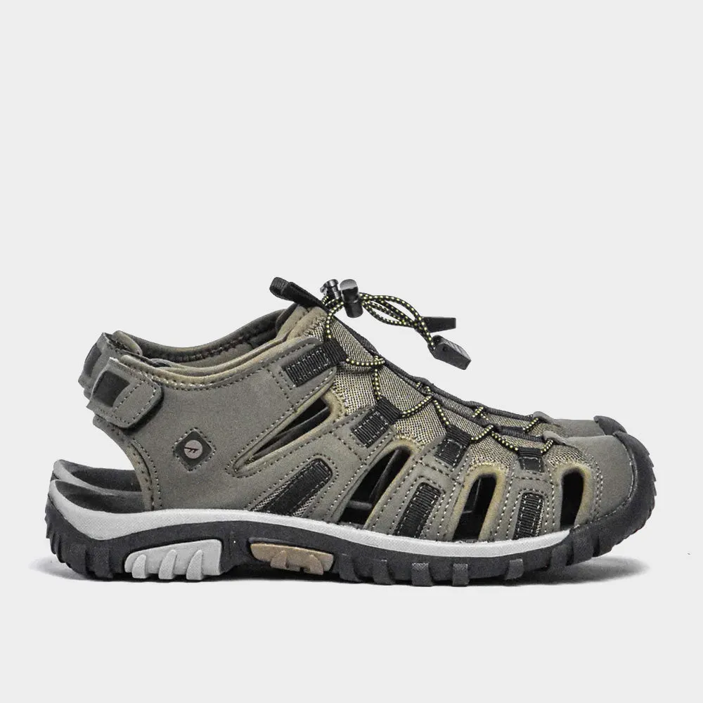 Hi-Tec Mens Cove Sport Outdoor Sandals Olive sold by Tekkie Town
