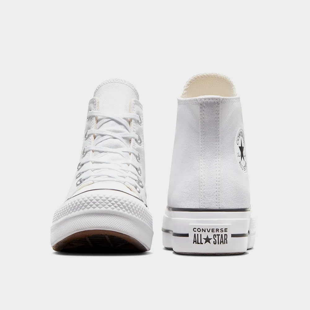 Converse Womens All Star Platform High Top Sneakers White sold by Tekkie Town product image thumbnail 4