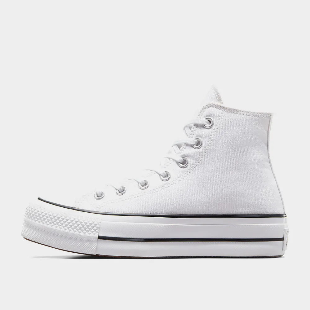 Converse Womens All Star Platform High Top Sneakers White sold by Tekkie Town product image thumbnail 2